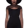 Killstar Clothing Ramona Cap Sleeve Top