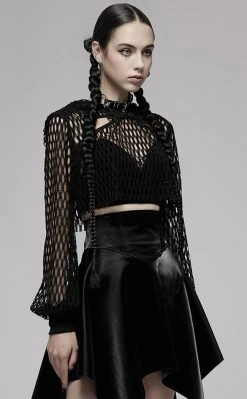 Punk Rave Clothing Rapture Mesh Pullover