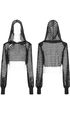Punk Rave Clothing Rapture Mesh Pullover