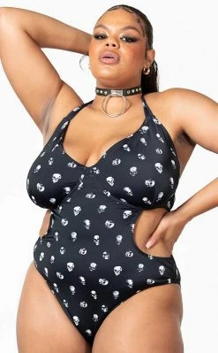 Killstar Rebel Fate Swimsuit Clothing