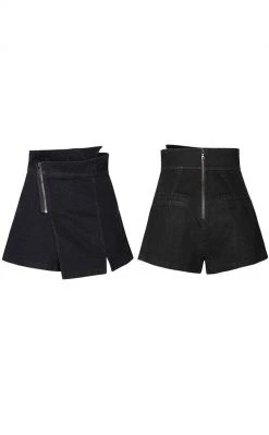 Punk Rave Reckless Denim Shorts Clothing