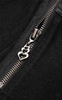 Punk Rave Reckless Denim Shorts Clothing