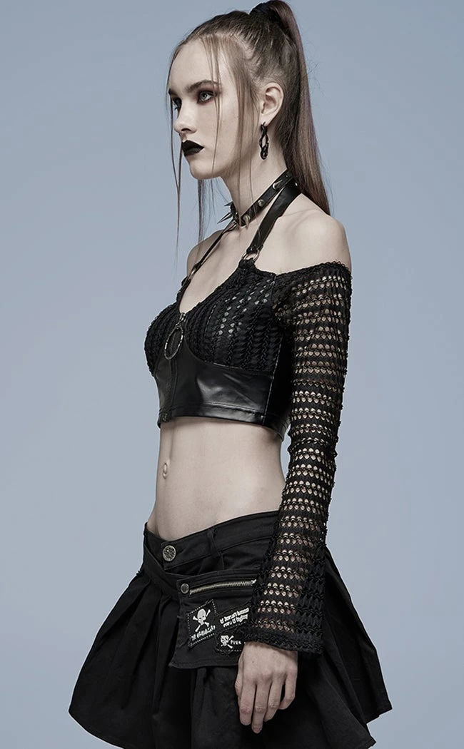 Punk Rave Relentless Crop Top Clothing 6 Punk Rave Relentless Crop Top Clothing