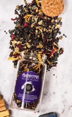 Aether Resin Incense Blend - Ambrosia - Extra Large Witchcraft