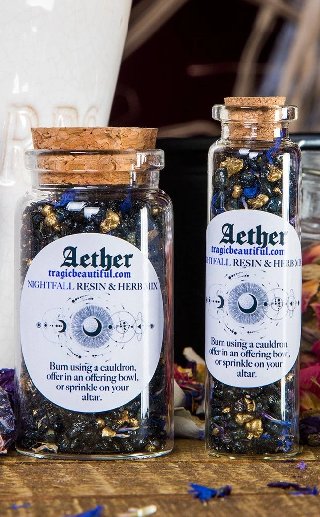 Aether Resin Incense Blend - Nightfall - Extra Large Witchcraft 4 Aether Resin Incense Blend - Nightfall - Extra Large Witchcraft