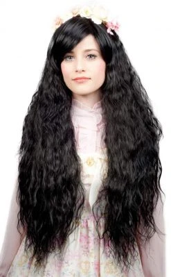 Rockstar Wigs Beauty Rhapsody Moondancer Long Wavy Black Wig
