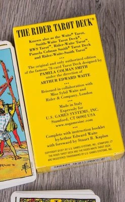 Occult Books Rider-Waite Tarot Deck Home Decor