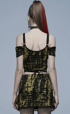 Punk Rave Risen Bardot Crop