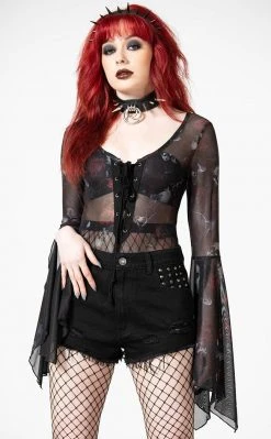 Killstar Rosabella Mesh Bodysuit