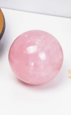 Crystals Rose Quartz Sphere Witchcraft 10 Crystals Rose Quartz Sphere Witchcraft