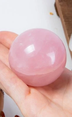 Crystals Rose Quartz Sphere Witchcraft 11 Crystals Rose Quartz Sphere Witchcraft