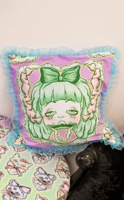 Drop Dead Gorgeous Rottie Frilly Dolly Cushion Slip Home & Gifts