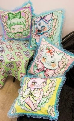 Drop Dead Gorgeous Rottie Frilly Dolly Cushion Slip Home & Gifts