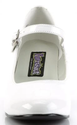Funtasma SCHOOLGIRL-50 Wht Pat Heels (Last Pair: 10)
