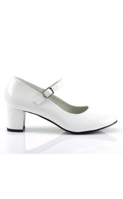 Funtasma SCHOOLGIRL-50 Wht Pat Heels (Last Pair: 10) 11 Funtasma SCHOOLGIRL-50 Wht Pat Heels (Last Pair: 10)