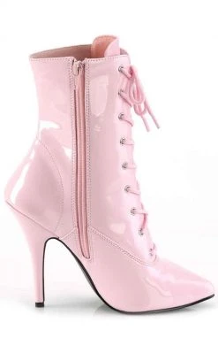 Pleaser Pole Shoes SEDUCE-1020 Baby Pink Patent Ankle Boots