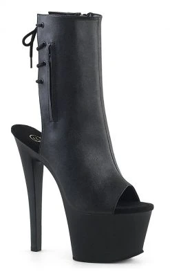 Pleaser SKY-1018 Black Matte Boots