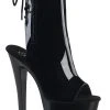 Pleaser SKY-1018 Black Patent Boots