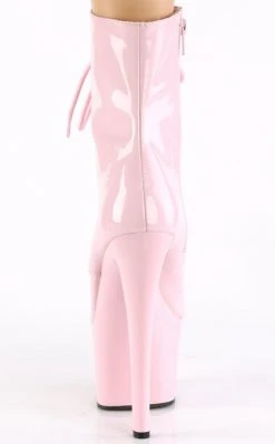 Pleaser SKY-1020 Baby Pink Ankle Boots Pole Shoes