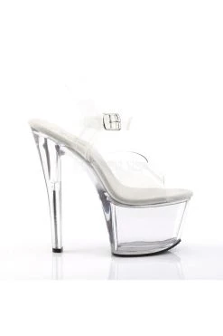Pleaser Pole Shoes SKY-308 Clear Heels