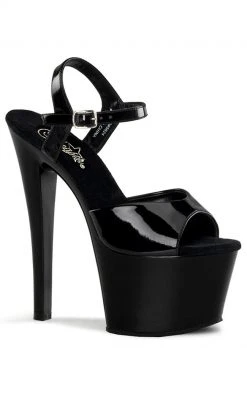 Pleaser SKY-309 Black Heels Pole Shoes
