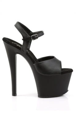 Pleaser SKY-309 Black Matte Heels