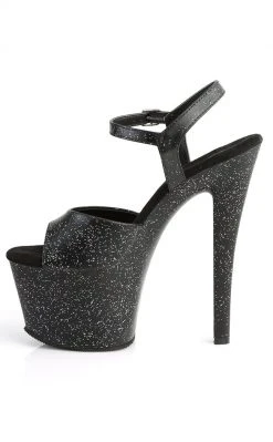 Pleaser SKY-309MMG Black Matte Heels
