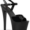 Pleaser SKY-309VL Black Patent Heels