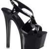 Pleaser SKY-330 Black Heels