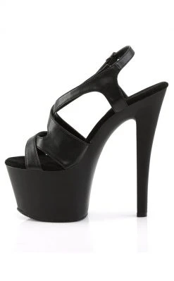 Pleaser SKY-330 Black Matte Platform Heels Pole Shoes