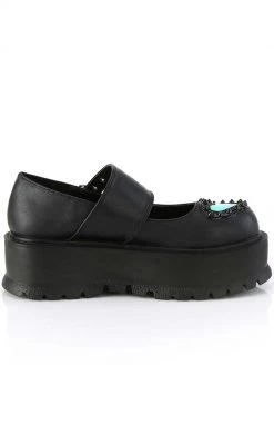 Demonia SLACKER-25 Black Matte Mary Janes 11 Demonia SLACKER-25 Black Matte Mary Janes