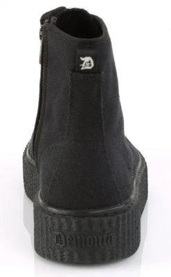 Demonia SNEEKER-201 Black High Top Creeper Sneakers