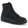 Demonia SNEEKER-201 Black High Top Creeper Sneakers