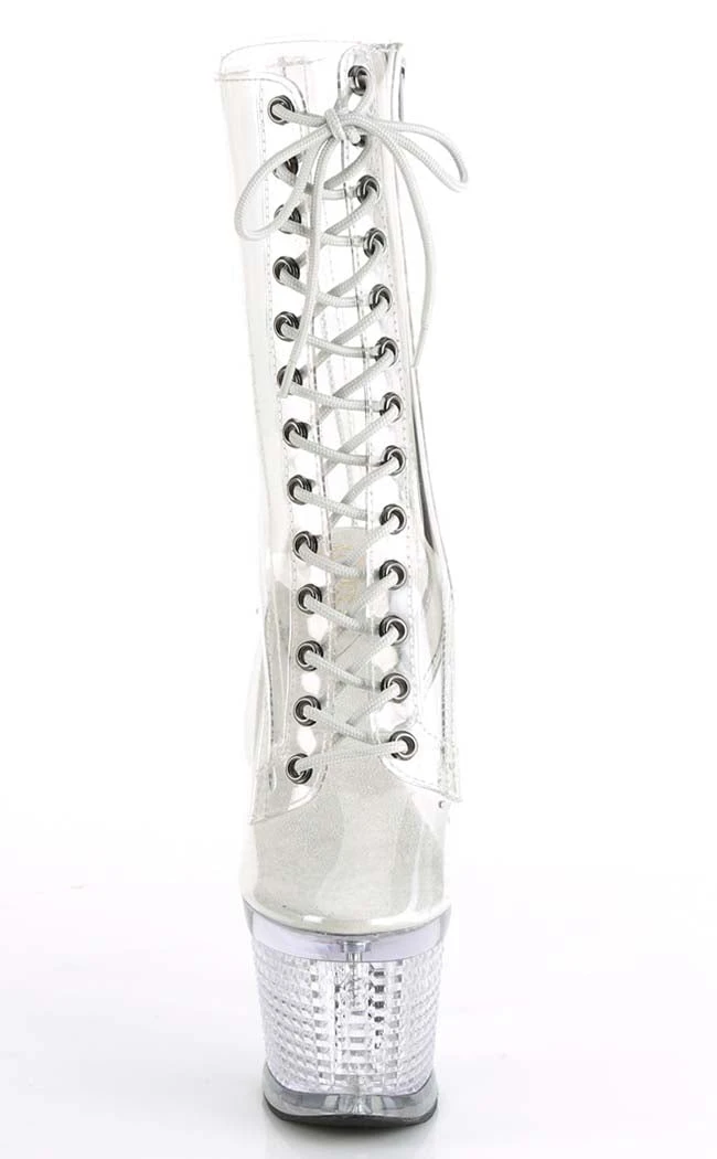 Pleaser SPECTATOR-1040C Clear/Clear Ankle Boots 4 Pleaser SPECTATOR-1040C Clear/Clear Ankle Boots