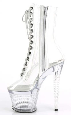 Pleaser SPECTATOR-1040C Clear/Clear Ankle Boots 9 Pleaser SPECTATOR-1040C Clear/Clear Ankle Boots