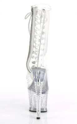 Pleaser SPECTATOR-1040C Clear/Clear Ankle Boots 10 Pleaser SPECTATOR-1040C Clear/Clear Ankle Boots