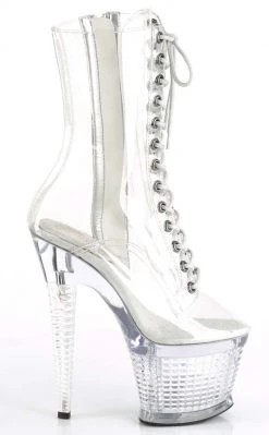 Pleaser SPECTATOR-1040C Clear/Clear Ankle Boots 11 Pleaser SPECTATOR-1040C Clear/Clear Ankle Boots