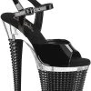 Pleaser SPECTATOR-709 Black Matte Patent Heels Pole Shoes 1 Pleaser SPECTATOR-709 Black Matte Patent Heels Pole Shoes