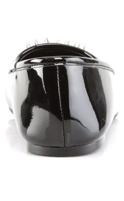 Demonia Shoes STAR-23 Black Gothic Ballet Flats