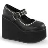 Demonia SWING-03 Black Vegan Leather Platform Mary Janes 1 Demonia SWING-03 Black Vegan Leather Platform Mary Janes