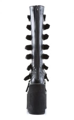 Demonia SWING-815 Black Trinity Platform Knee High Boots (Au Stock)