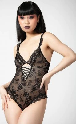 Killstar Sabelina Lace Bodysuit Clothing