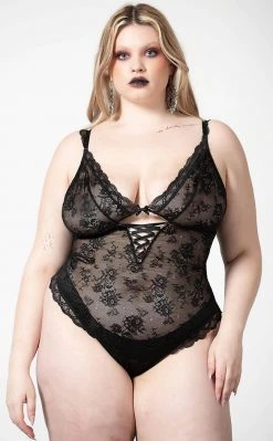Killstar Sabelina Lace Bodysuit Clothing