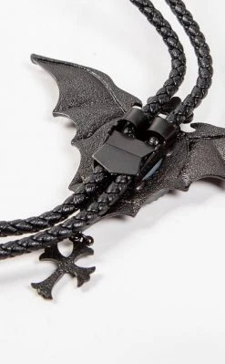 Killstar Sacred Demise Necktie Necklace | Silver