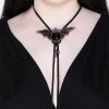 Killstar Sacred Demise Necktie Necklace | Silver