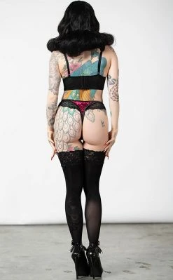 Killstar Clothing Sacred Spirits Velvet Bralet | Blood