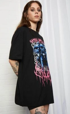 Mary Wyatt Satan's Little Helper Oversized Tee