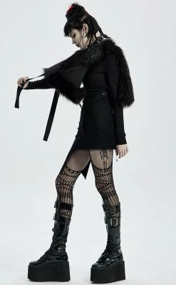 Punk Rave Savage Fur Vest Clothing