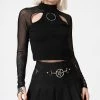 Killstar Clothing Scary Pleated Skirt 1 Killstar Clothing Scary Pleated Skirt