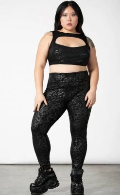 Killstar Clothing Searchlight Sports Bra